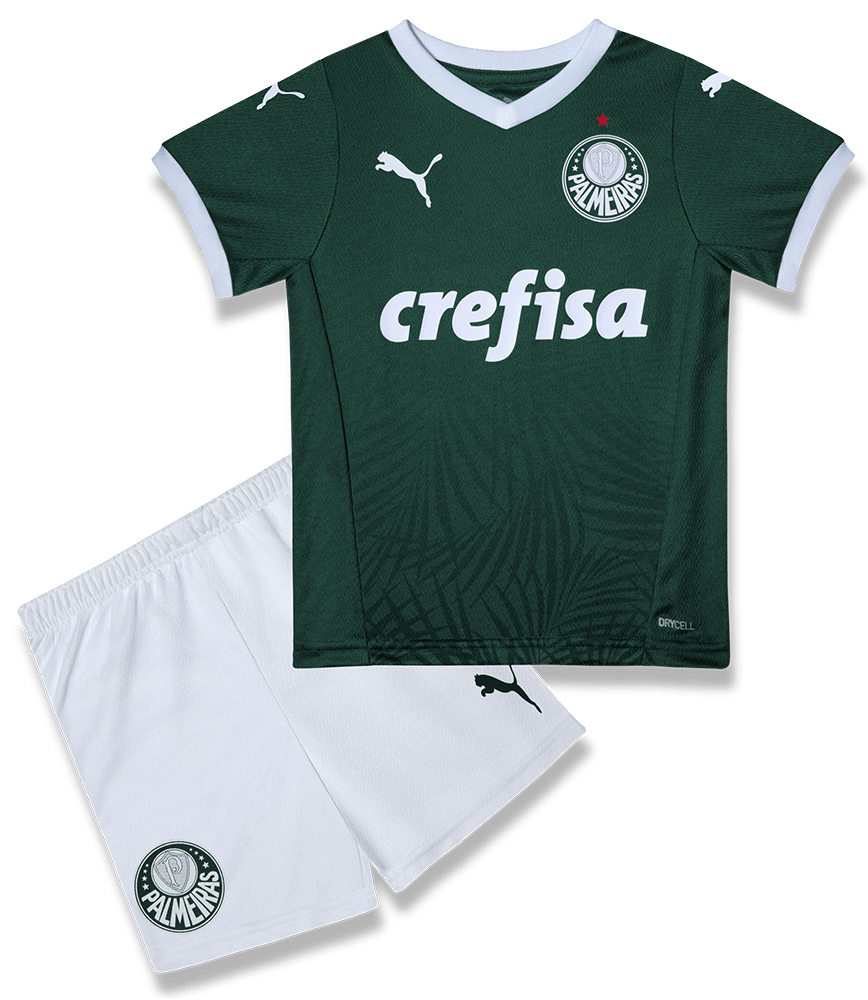 Kit infantil I Palmeiras 2022 Puma oficial